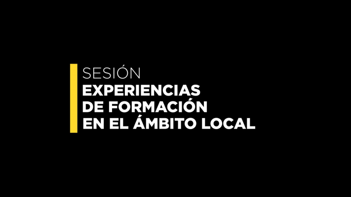 Experiencias de formación en el ámbito local